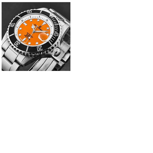  Revue Thommen Diver Automatic Orange Dial Mens Watch 17571.2439