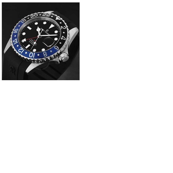  Revue Thommen GMT Diver Automatic Black Dial Batman Bezel Mens Watch 17572.2833