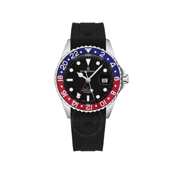  Revue Thommen Diver Automatic Black Dial Pepsi Bezel Mens Watch 17572.2835