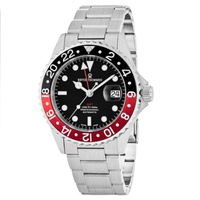 Revue Thommen MEN'S Diver Stainless Steel Black Dial Watch 17572.2136