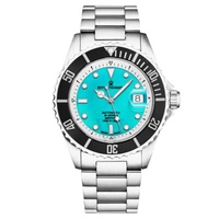 Revue Thommen MEN'S Diver Stainless Steel Green Dial Watch 17571.2431