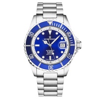 Revue Thommen MEN'S Diver Stainless Steel Blue Dial Watch 17571.2428