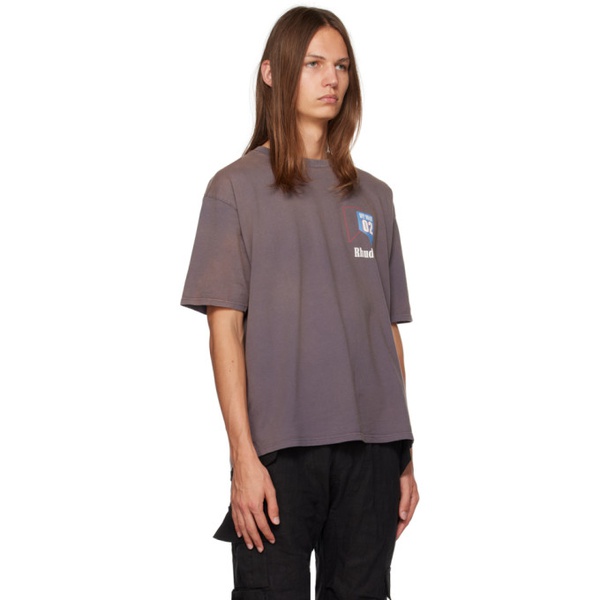  루드 Rhude Gray 02 T-Shirt 232923M213029