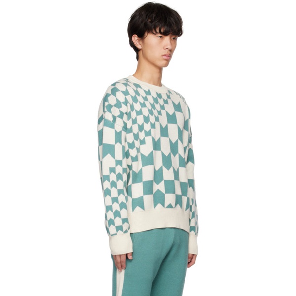  루드 Rhude Blue & 오프화이트 Off-White Racing Sweater 231923M204001