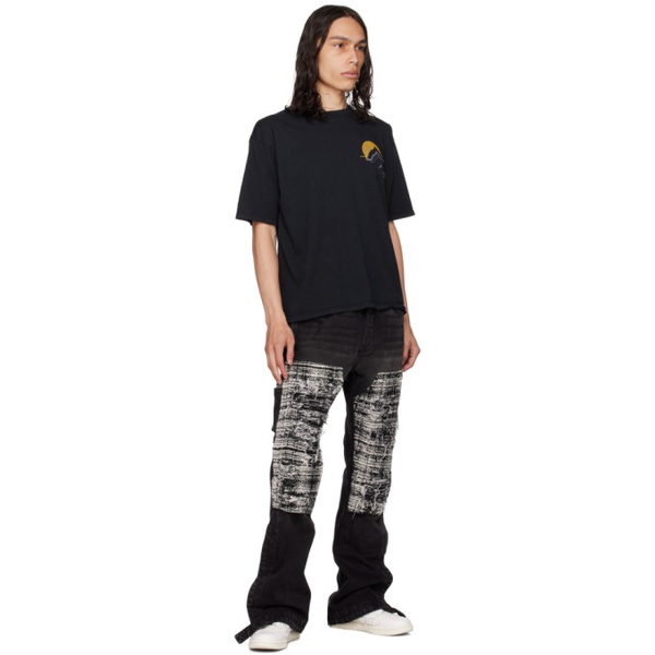  루드 Rhude Black Awakening T-Shirt 232923M213062