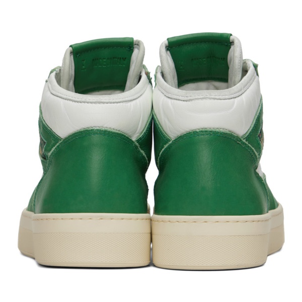  루드 Rhude Green & White Cabriolets Sneakers 231923M236009