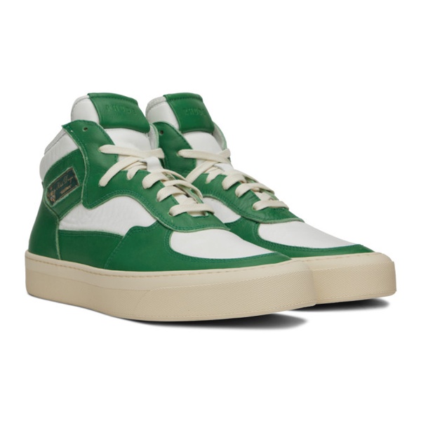  루드 Rhude Green & White Cabriolets Sneakers 231923M236009