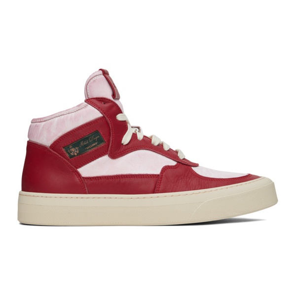  루드 Rhude Red & White Cabriolets Sneakers 231923M236010