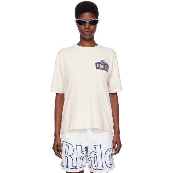  루드 Rhude 오프화이트 Off-White Grand Cru T-Shirt 241923F110004