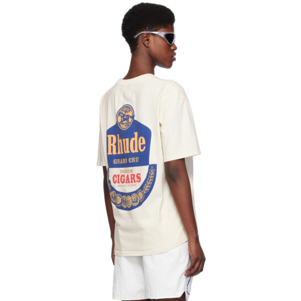  루드 Rhude 오프화이트 Off-White Grand Cru T-Shirt 241923F110004
