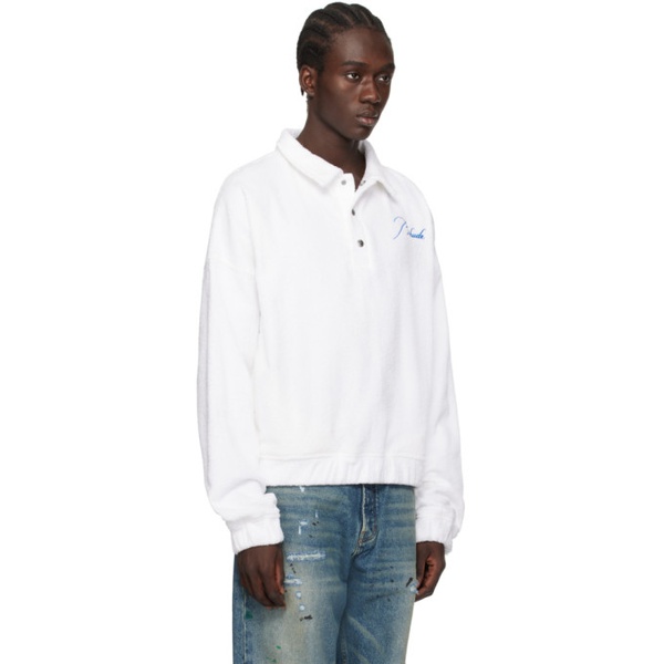  루드 Rhude White Rugby Polo 241923M212005