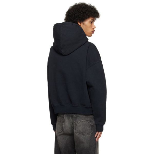  루드 Rhude Black Riviera Hoodie 241923M202007