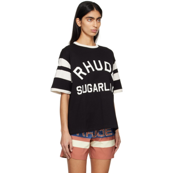  루드 Rhude Black Sugarland T-Shirt 241923F110014
