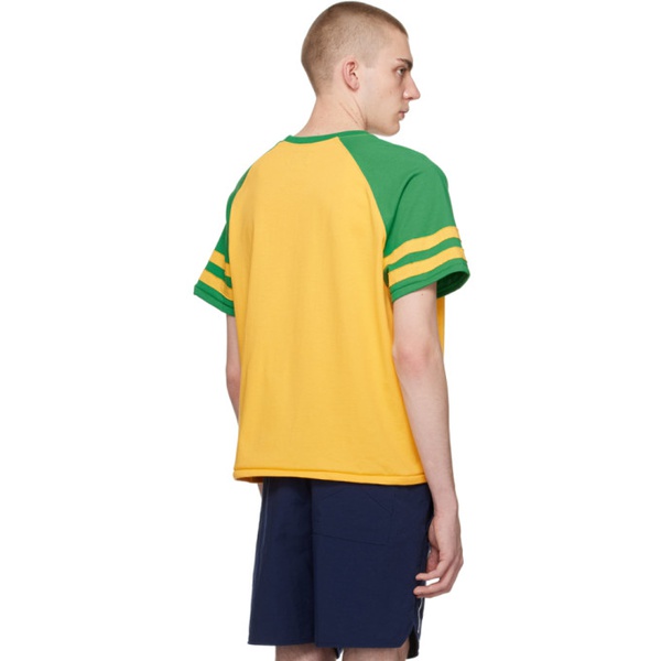  루드 Rhude Yellow & Green San Paulo T-Shirt 241923M213011