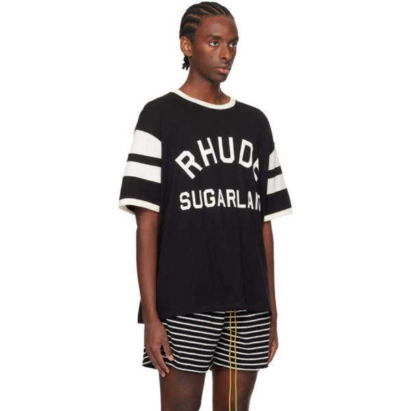  루드 Rhude Black Sugarland T-Shirt 241923M213009