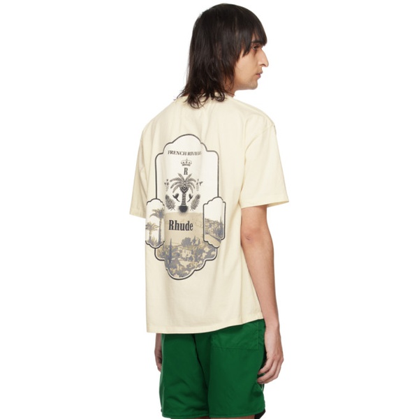  루드 Rhude 오프화이트 Off-White Azur Mirror T-Shirt 241923M213052