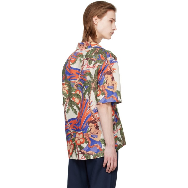  루드 Rhude Multicolor Le Fleur Shirt 241923M192018