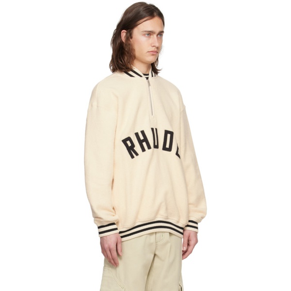  루드 Rhude 오프화이트 Off-White Half-Zip Sweater 241923M202033