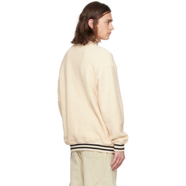  루드 Rhude 오프화이트 Off-White Half-Zip Sweater 241923M202033