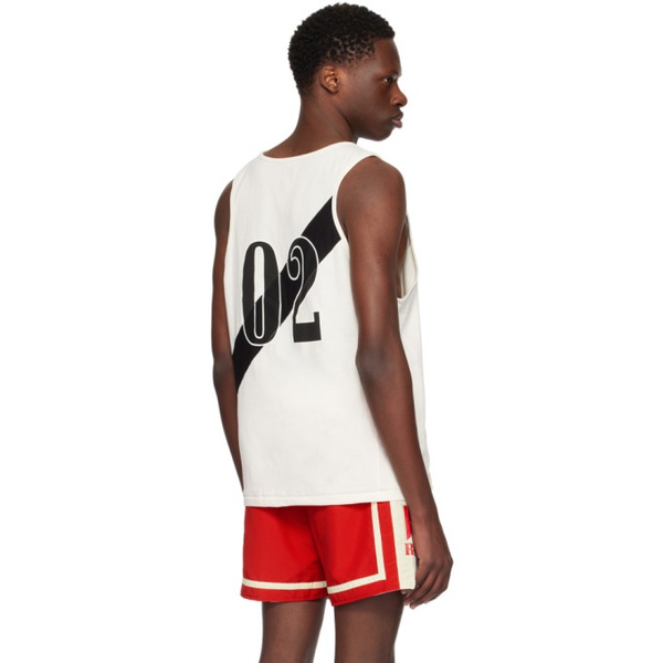  루드 Rhude 오프화이트 Off-White 02 Stripe Tank Top 241923M214004