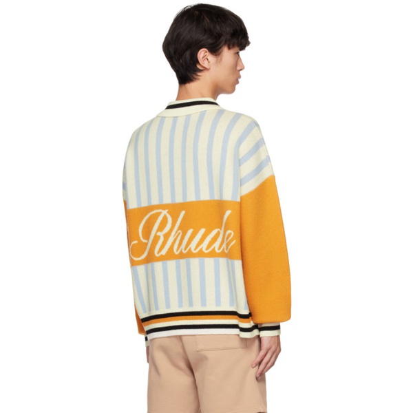  루드 Rhude Multicolor Striped Polo 231923M212000