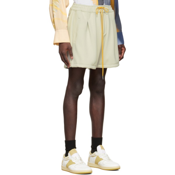  루드 Rhude SSENSE Exclusive 오프화이트 Off-White Polyester Shorts 221923M193043