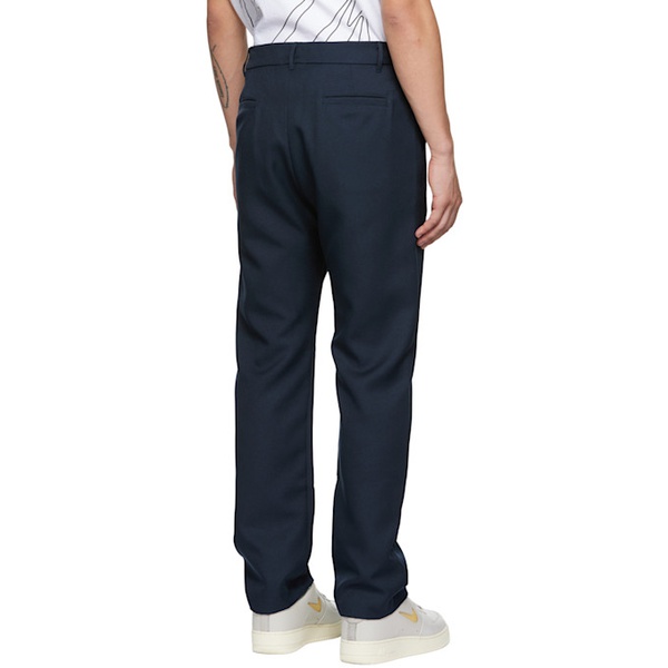  루드 Rhude SSENSE Exclusive Navy Suiting Trousers 221923M191010