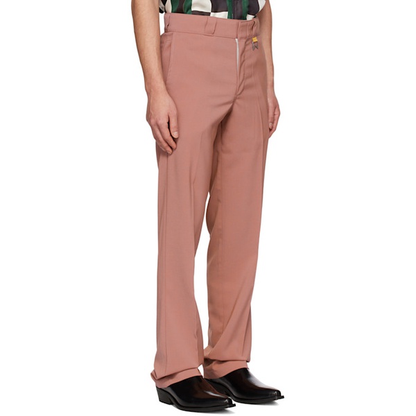  루드 Rhude Pink Four-Pocket Trousers 231923M191025