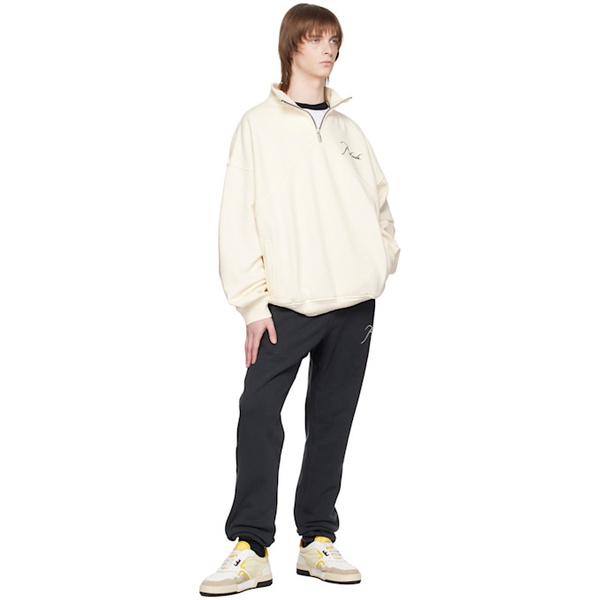  루드 Rhude Black Classic Lounge Pants 231923M190009