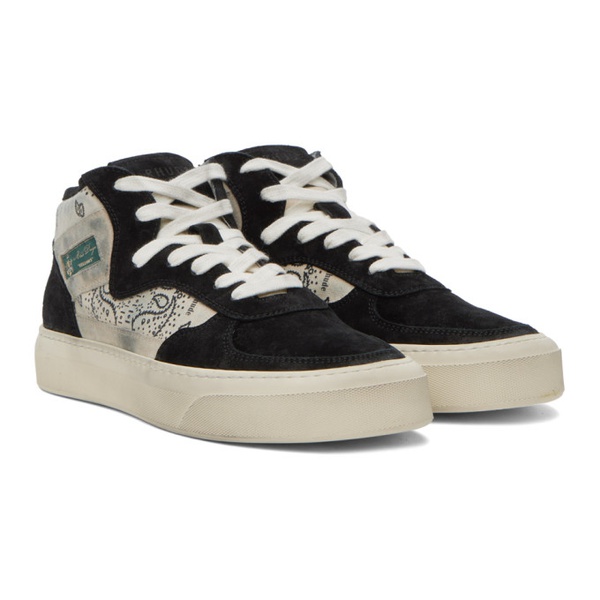  루드 Rhude Black & White Cabriolets Sneakers 232923M236018