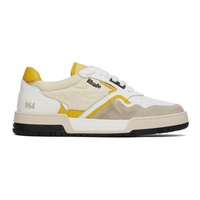 루드 Rhude White & Yellow Racing Sneakers 231923M237003
