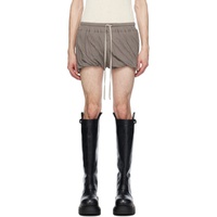 릭 오웬스 Rick Owens Gray Minimal Shorts 241232M193027