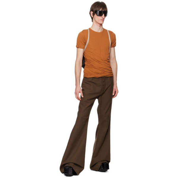  릭 오웬스 Rick Owens Orange Double T-Shirt 241232M213052