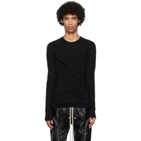 릭 오웬스 Rick Owens Black Double Long Sleeve T-Shirt 241232M213018