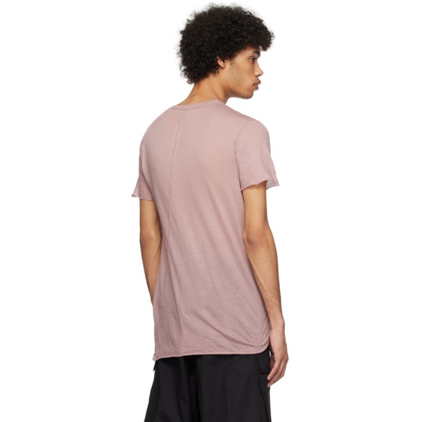  릭 오웬스 Rick Owens Pink Basic T-Shirt 241232M213063