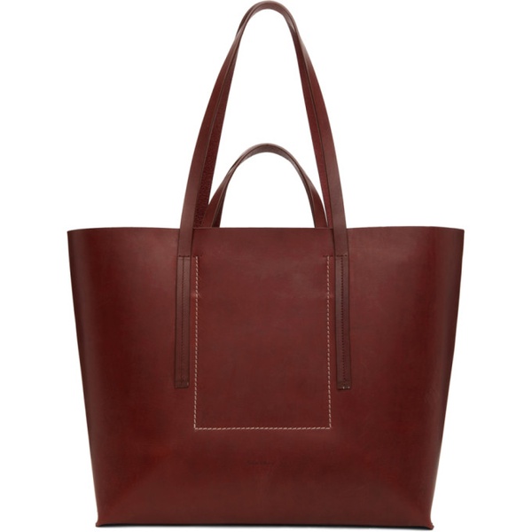  릭 오웬스 Rick Owens Burgundy Shopper Tote 241232M172004