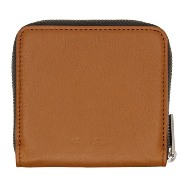  릭 오웬스 Rick Owens Orange Zipped Wallet 241232M164030