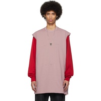 릭 오웬스 Rick Owens Pink Splintered Tarp T-Shirt 241232M214030