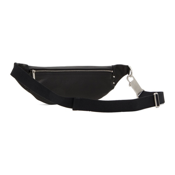  릭 오웬스 Rick Owens Black Marsupio Geo Pouch 241232M153014