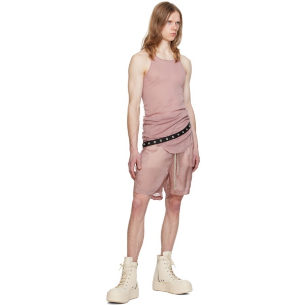  릭 오웬스 Rick Owens Pink Boxers Shorts 241232M193022