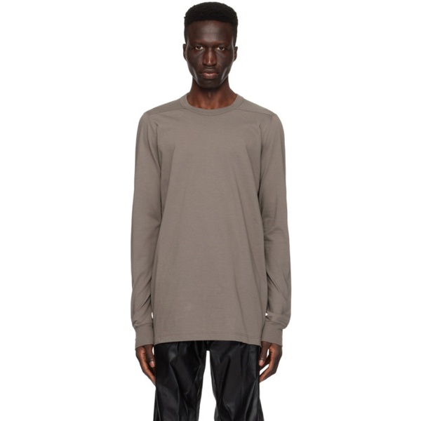  릭 오웬스 Rick Owens Gray Level Long Sleeve T-Shirt 241232M213012