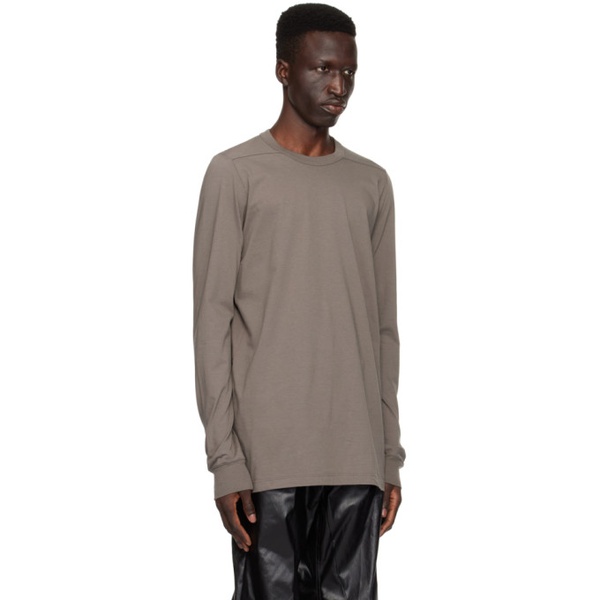  릭 오웬스 Rick Owens Gray Level Long Sleeve T-Shirt 241232M213012