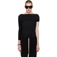 릭 오웬스 Rick Owens Black Banded II T-Shirt 241232M213116