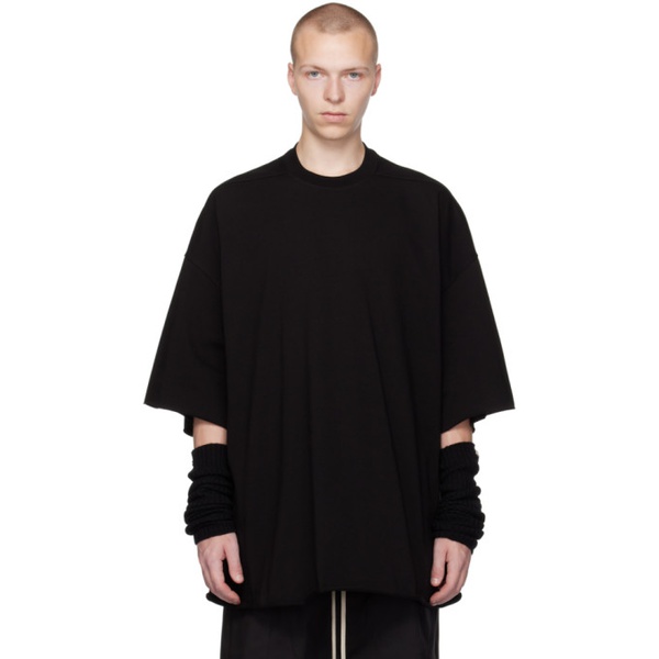  릭 오웬스 Rick Owens Black Tommy T-Shirt 232232M214009