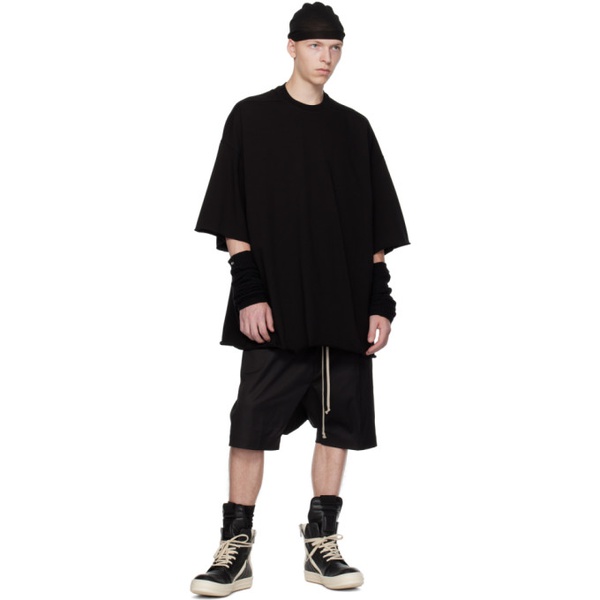  릭 오웬스 Rick Owens Black Tommy T-Shirt 232232M214009