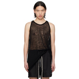 릭 오웬스 Rick Owens Black Cunt Tank Top 241232M214041