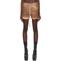 릭 오웬스 Rick Owens Brown Gabe Denim Shorts 241232F088016