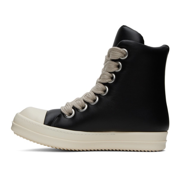  릭 오웬스 Rick Owens Black Leather Sneakers 232232M236038