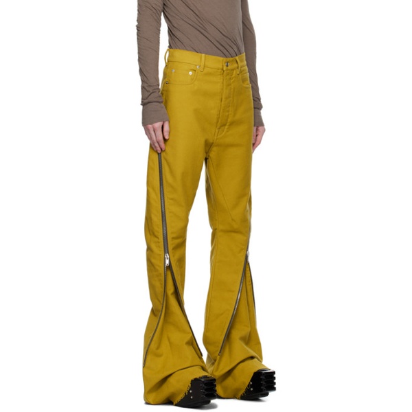  릭 오웬스 Rick Owens Yellow Bolan Banana Jeans 232232M186021