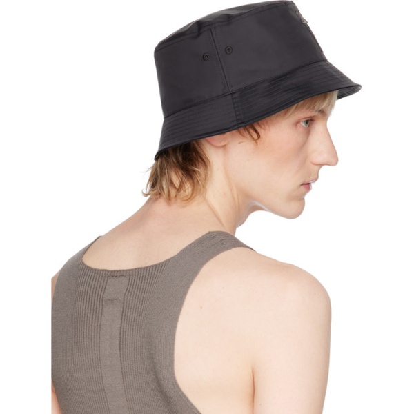  릭 오웬스 Rick Owens Black Champion 에디트 Edition Gilligan Bucket Hat 242232M140000